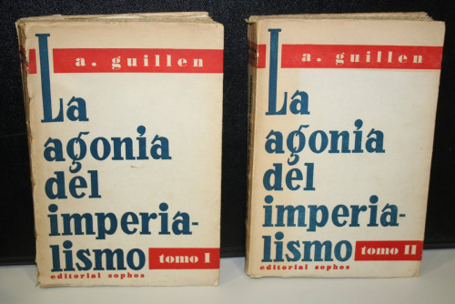 Portada del libro de La agonía del imperialismo