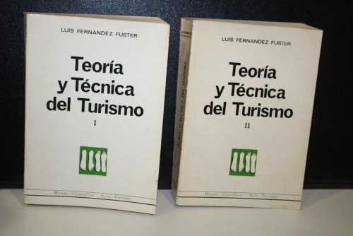 Portada del libro de Teoría y Técnica del Turismo. Obra en dos tomos, I y II