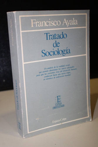 Portada del libro de Tratado de sociología
