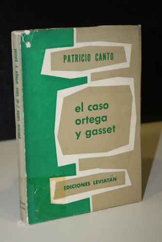 Portada del libro de El caso Ortega y Gasset