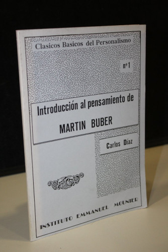 Portada del libro de Introducción al pensamiento de Martin Buber