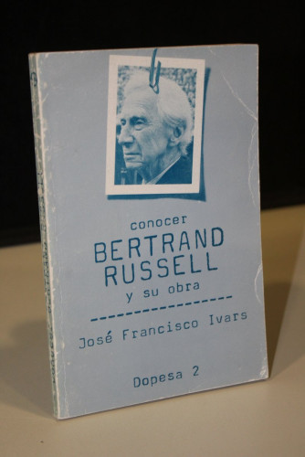 Portada del libro de Conocer Bertrand Russell  y su obra