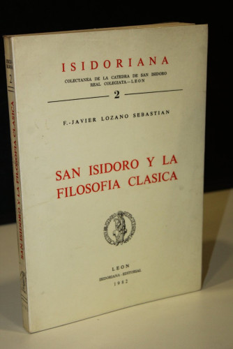 Portada del libro de San Isidoro y la filosofía clásica