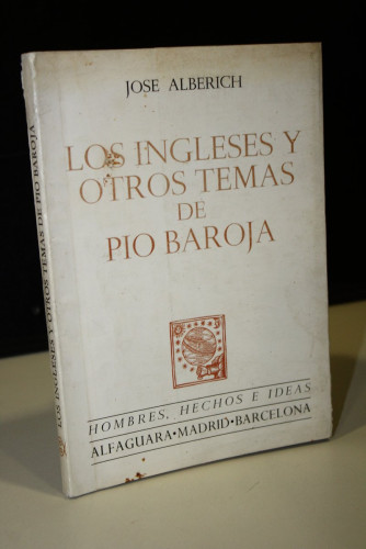 Portada del libro de Los ingleses y otros temas de Pío Baroja