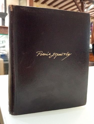 Portada del libro de Historia y Antología de la Poesía Española (En Lengua Castellana) Del Siglo XII al XX [Dedicado]