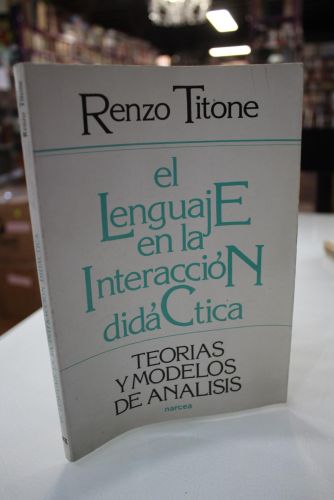 Portada del libro de El lenguaje en la interacción didáctica. Teorías y modelos de análisis.