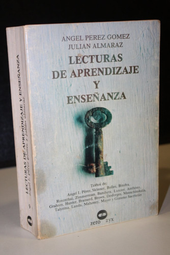 Portada del libro de Lecturas de aprendizaje y enseñanza.- Pérez Gómez, Ángel. ; Almaraz, Julián.