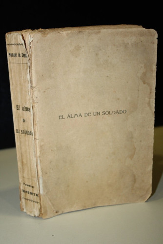 Portada del libro de El alma de un soldado. Obra póstuma
