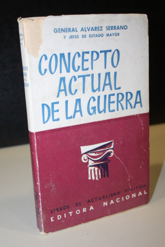 Portada del libro de Concepto actual de la guerra