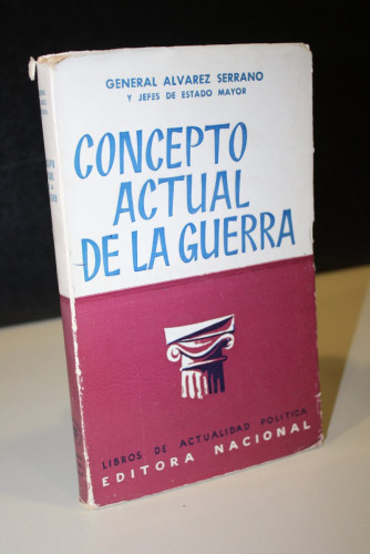 Portada del libro de Concepto actual de la guerra