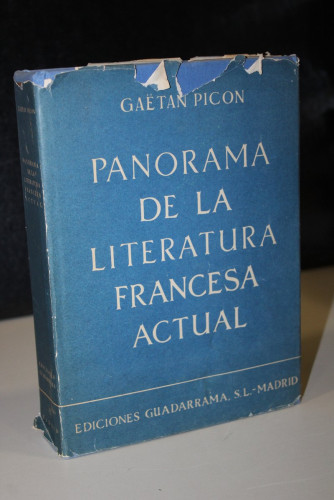 Portada del libro de Panorama de la literatura francesa actual