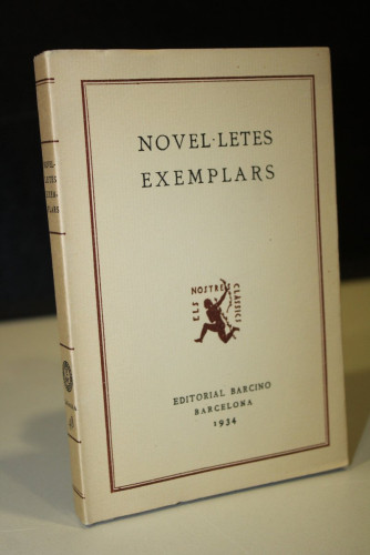 Portada del libro de Novel Letes Exemplars. La Fiyla del Rey d'Ungria. La Filla del Emperador Costantí. La Comtessa Fidel....