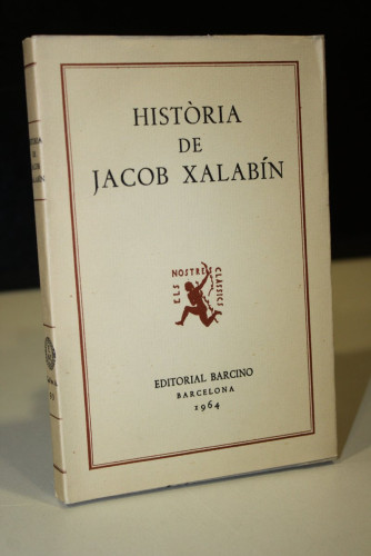 Portada del libro de Història de Jacob Xalabín