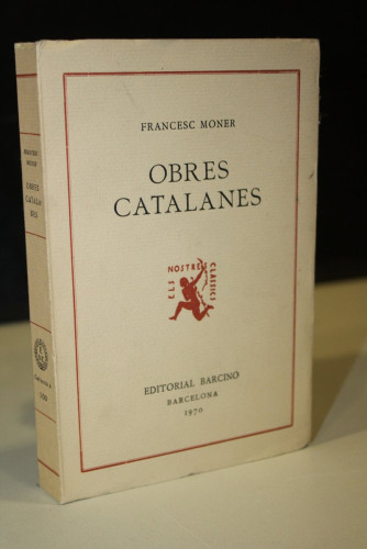 Portada del libro de Obres Catalanes.- Moner, Francesc.