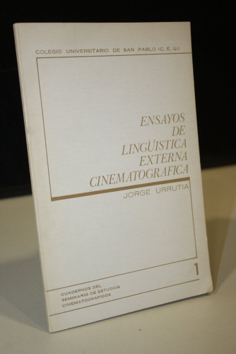 Portada del libro de Ensayos de lingüística externa cinematográfica