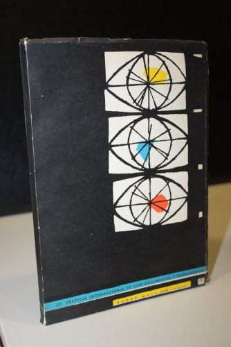 Portada del libro de III Festival Internacional de Cine Documental y Experimental.- SODRE, mayo 1958.