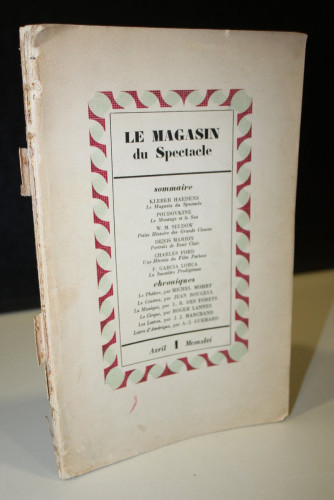 Portada del libro de Le Magasin du Spectacle. Avril, 1.- 1946.