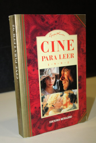 Portada del libro de Cine para leer, 1992