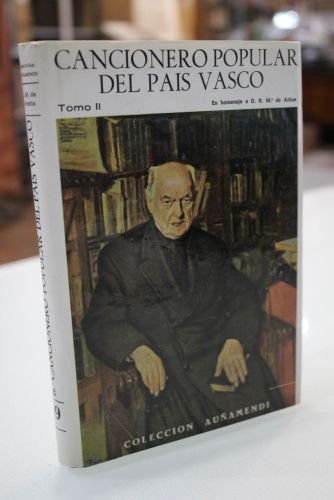 Portada del libro de Cancionero popular del País Vasco. Tomo II