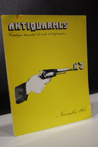 Portada del libro de Antiquarmes, nº 3, Novembre 1975.- Catalogue trimestriel de vente et d'information.