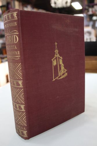 Portada del libro de Madrid. Crónica y guía de una ciudad impar.