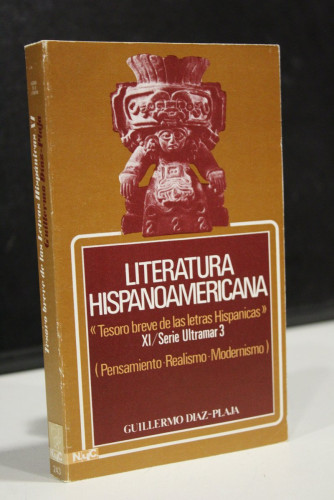 Portada del libro de Tesoro breve de las letras hispánicas XI / Serie Ultramar 3. (Pensamiento-Realismo-Modernismo)