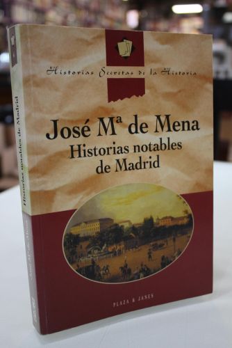 Portada del libro de Historias notables de Madrid