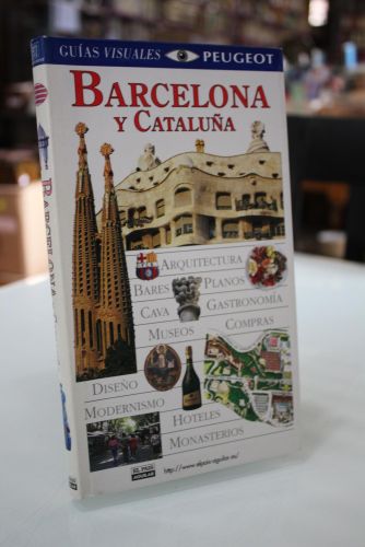 Portada del libro de Guías Visuales Peugot.- Barcelona y Cataluña.