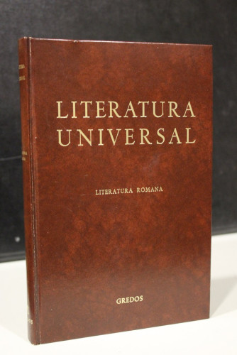 Portada del libro de Literatura Universal. Tomo 3. Literatura Romana.- Fuhrmann, Manfred.
