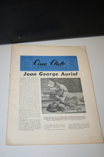 Portada del libro de Cine Club. Publicación del Cine Club del Uruguay. Año III, nº 11. Junio 1950.