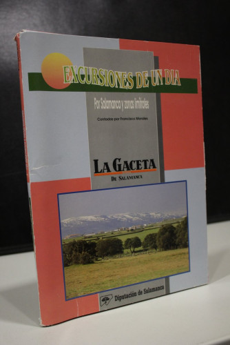 Portada del libro de Excursiones de un día. Por Salamanca y zonas limítrofes.- Números 1-56.