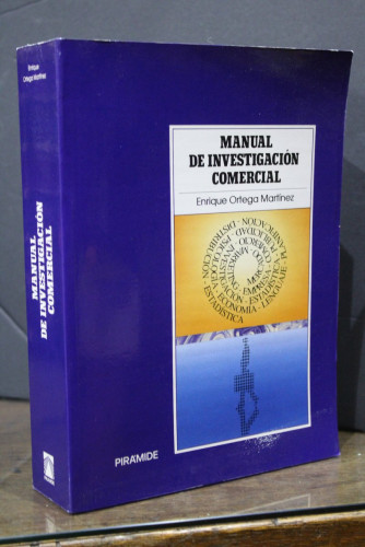 Portada del libro de Manual de investigación comercial