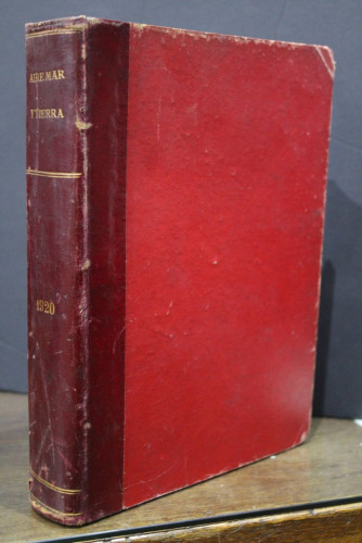 Portada del libro de Aire, Mar y Tierra. Varios números.- Años 1920, 1919  y 1913.