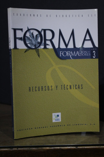 Portada del libro de Forma. Formación de Formadores. Número 3. Recursos y técnicas.