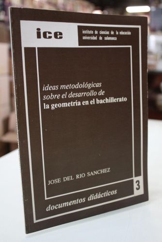 Portada del libro de Ideas Metodológicas sobre el desarrollo de la geometría en el bachillerato.
