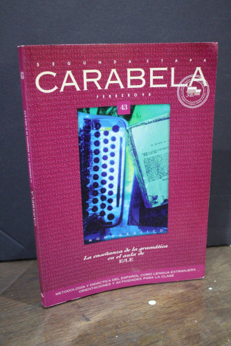 Portada del libro de Carabela, 43. Monográfico. La enseñanza de la gramática de español como lengua extranjera: diferentes...