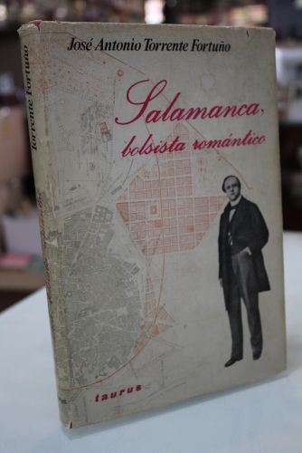 Portada del libro de Salamanca, bolsista romántico.