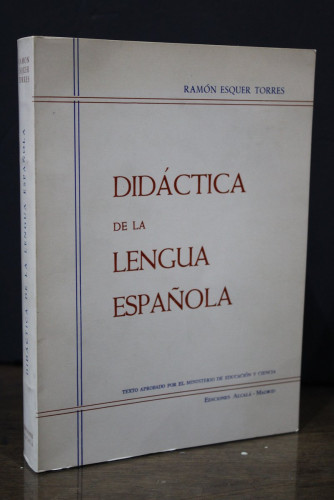 Portada del libro de Didáctica de la lengua española