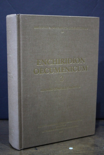 Portada del libro de Enchiridion Oecumenicum. Relaciones y Documentos de los Diálogos Interconfesionales de la Iglesia Católica...