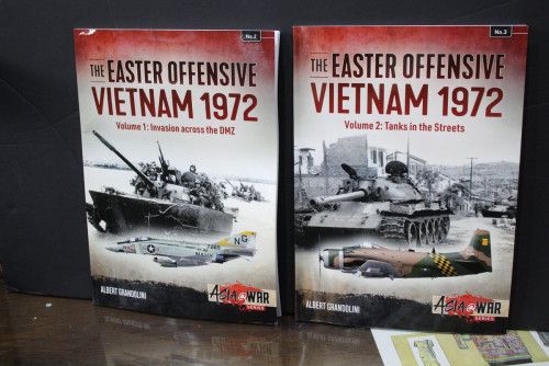Portada del libro de The Easter Offensive Vietnam 1972.- 2 Volumes.- Grandolini, Albert.- Asia War Series.