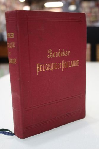 Portada del libro de Belgique et Hollande y compris Le Luxembourg. Manuel du Voyageur.