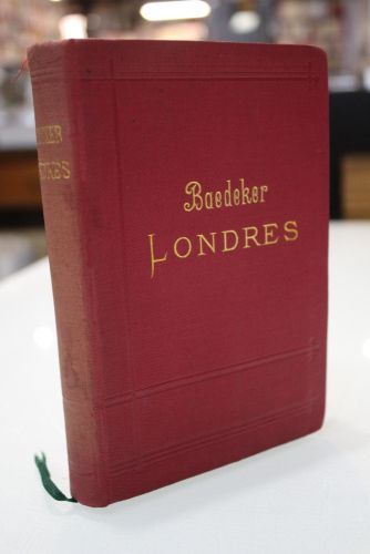 Portada del libro de Londres et ses environs. Manuel du Voyageur.