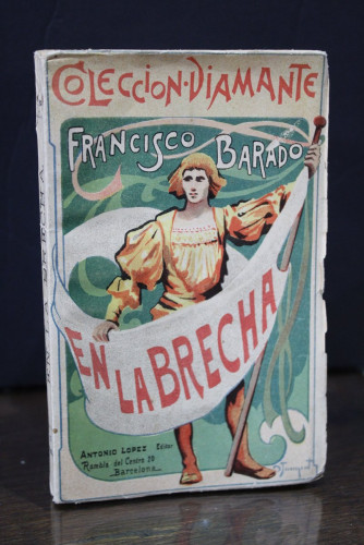 Portada del libro de En la brecha (Cuentos y fantasías).- Barado, Francisco.- Colección Diamante, 73.