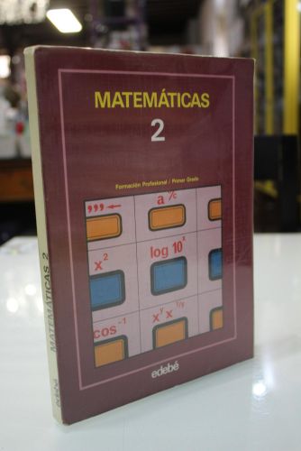 Portada del libro de Matemáticas 2. Formación Profesional. Primer grado.