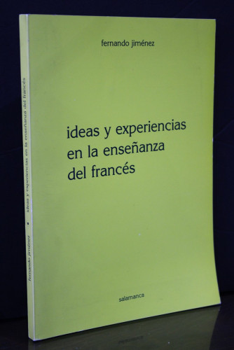 Portada del libro de Ideas y experiencias en la enseñanza del francés