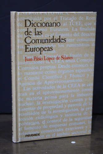 Portada del libro de Diccionario de las Comunidades Europeas
