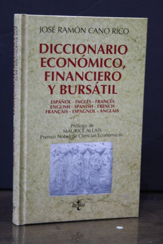 Portada del libro de Diccionario económico, financiero y bursátil. Español-Inglés-Francés. English-Spanish-French. Français-Espagnol-Anglais.