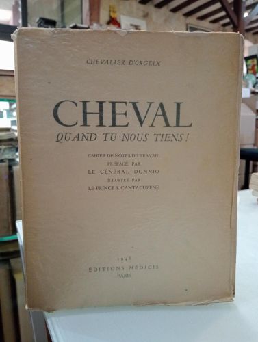 Portada del libro de Cheval Quand tu nous tiens!