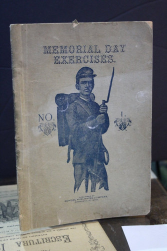 Portada del libro de Memorial Day Exercises. No. 1.