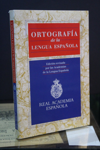 Portada del libro de Ortografía de la Lengua Española